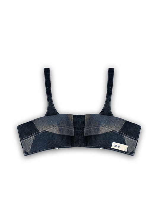 Blue Bound Bra Top